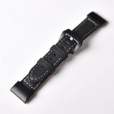 20mm Small Garmin Watch Strap | Stitched Leather | 2 Colours Available
