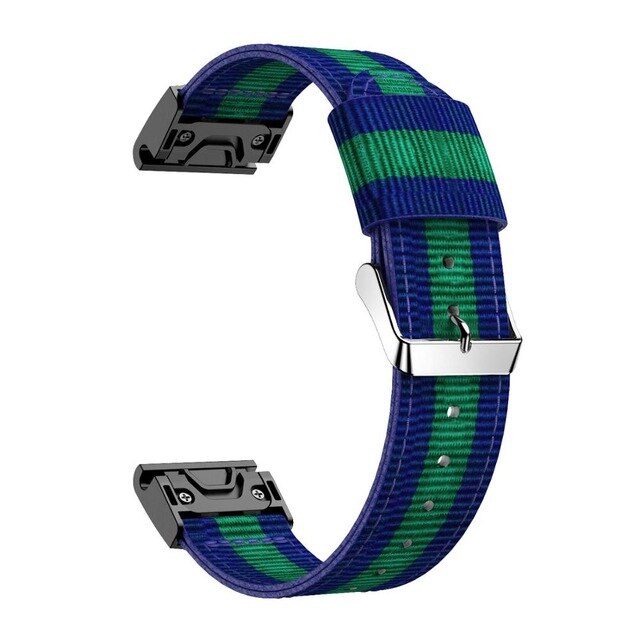 22mm Garmin Watch Strap Vibrant Nylon 10 Colours Available
