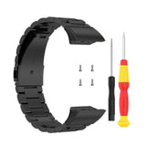 For Garmin Forerunner 30/35 | Black Vintage Steel Strap