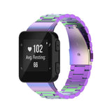 For Garmin Forerunner 30/35 | Colourful Vintage Steel Strap