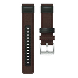 For Garmin Vivoactive 4, Venu 2/3 & Forerunner 255/255M/265 | Brown Canvas Adventurer® Strap