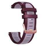 20mm RapidRelease® Garmin Watch Strap | Two Tone Silicone (Rose Gold Clasp) | 8 Colours Available