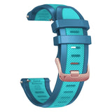 20mm RapidRelease® Garmin Watch Strap | Two Tone Silicone (Rose Gold Clasp) | 8 Colours Available