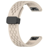26mm Garmin Watch Strap | Folding Clasp Silicone Sports | 10 Colours Available