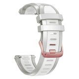 20mm RapidRelease® Garmin Watch Strap | Two Tone Silicone (Rose Gold Clasp) | 8 Colours Available