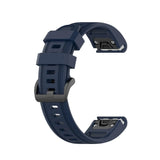 20mm Small Garmin Watch Strap | Semi-Grained Silicone (Black Clasp) | 13 Colours Available