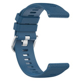 18mm Garmin Watch Strap | Dark Blue Grained Silicone
