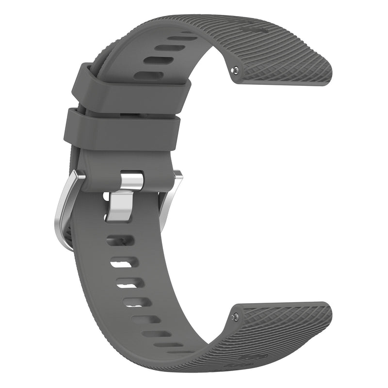 18mm Garmin Watch Strap | Mystic Grey Grained Silicone