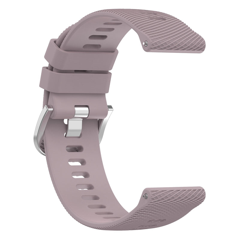 18mm Garmin Watch Strap | Roland Purple Grained Silicone