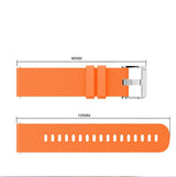 20mm Garmin Watch Strap | Grained Silicone | 7 Colours Available