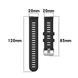 20mm Garmin Watch Strap | Grained Silicone II | 10 Colours Available