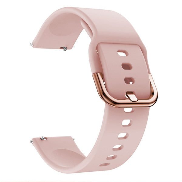 20mm Garmin Watch Strap | Plain Silicone | 10 Colours Available