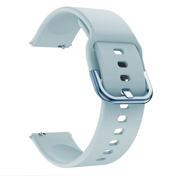 20mm Garmin Watch Strap | Plain Silicone | 10 Colours Available