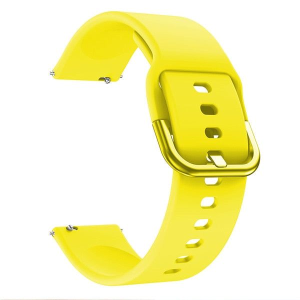 20mm Garmin Watch Strap | Plain Silicone | 10 Colours Available