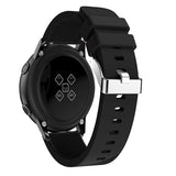 20mm Garmin Watch Strap | Plain Silicone (Silver Buckle) | 8 Colours Available