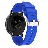 20mm Garmin Watch Strap | Plain Silicone (Silver Buckle) | 8 Colours Available