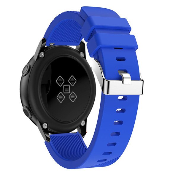 20mm Garmin Watch Strap | Plain Silicone (Silver Buckle) | 8 Colours Available