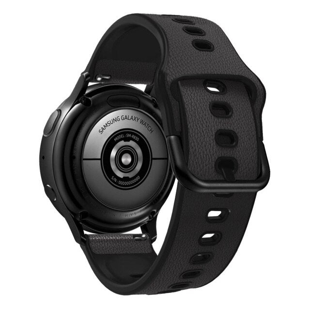 20mm Garmin Watch Strap | Silicone/Leather Hybrid | 6 Colours Available