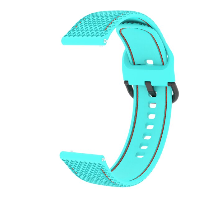 20mm Garmin Watch Strap | Stitched Silicone | 10 Colours Available