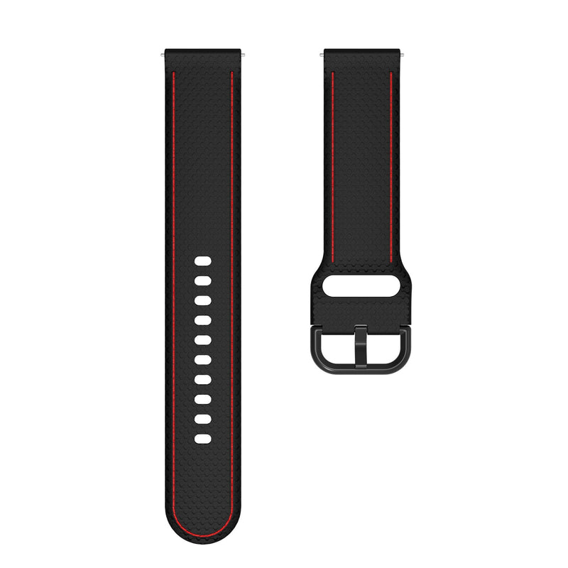20mm Garmin Watch Strap | Stitched Silicone | 10 Colours Available