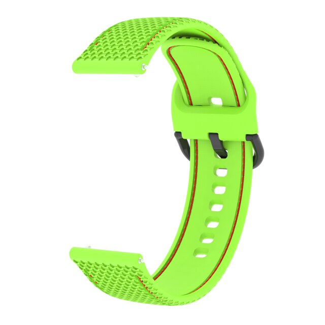 20mm Garmin Watch Strap | Stitched Silicone | 10 Colours Available