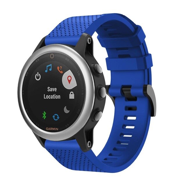 20mm Small Garmin Watch Strap | Grained Silicone | 12 Colours Available