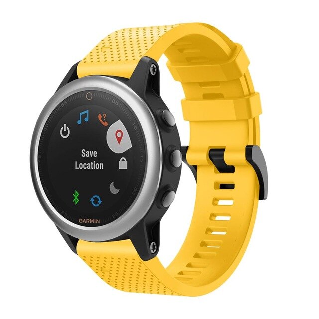 20mm Small Garmin Watch Strap | Grained Silicone | 12 Colours Available