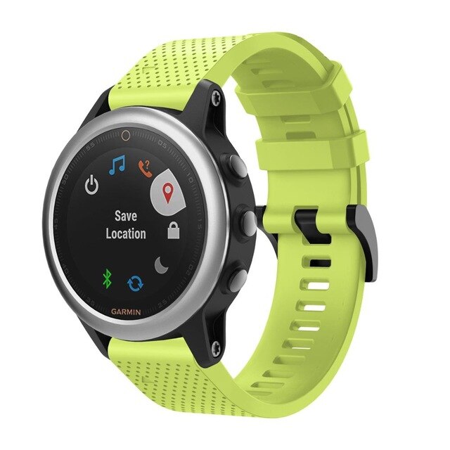 20mm Small Garmin Watch Strap | Grained Silicone | 12 Colours Available