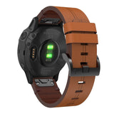 20mm Small Garmin Watch Strap | Smooth Leather | 2 Colours Available