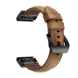 20mm Small Garmin Watch Strap | Stitched Leather | 2 Colours Available