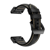 20mm Small Garmin Watch Strap | Stitched Leather | 2 Colours Available