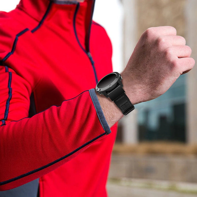 22mm Garmin Watch Strap | Leather/Nylon | 4 Colours Available