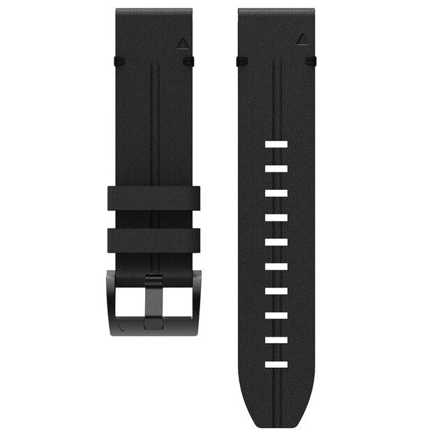 22mm Garmin Watch Strap | Smooth Leather | 3 Colours Available