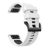 26mm Garmin Watch Strap | Silicone (Black Buckled) | 11 Colours Available