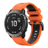 26mm Garmin Watch Strap | Silicone (Black Buckled) | 11 Colours Available