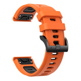 26mm Garmin Watch Strap | Silicone (Black Buckled) | 11 Colours Available