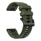 26mm Garmin Watch Strap | Silicone (Black Buckled) | 11 Colours Available