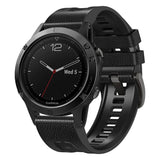 26mm Garmin Watch Strap | Silicone With Leather Top Layer | 9 Colours Available