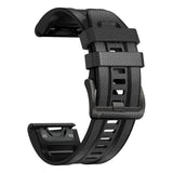 26mm Garmin Watch Strap | Silicone With Leather Top Layer | 9 Colours Available