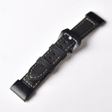 26mm Garmin Watch Strap | Stitched Leather | 2 Colours Available