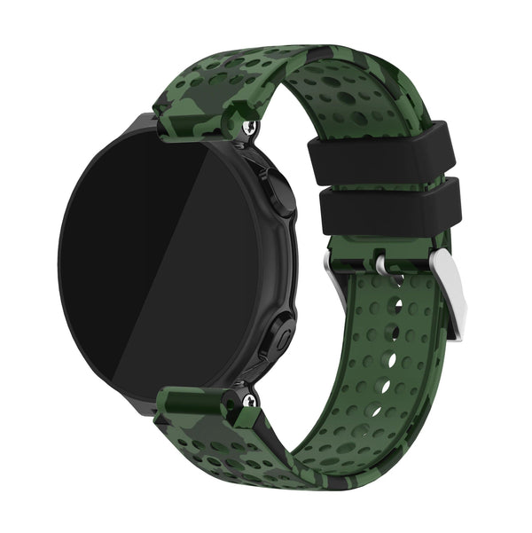 For Forerunner 220/235/620/630/735/735XT | Patterned Silicone Strap | 6 Colours Available
