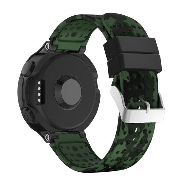 For Forerunner 220/235/620/630/735/735XT | Patterned Silicone Strap | 6 Colours Available