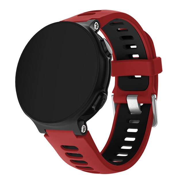 For Forerunner 220/235/620/630/735/735XT | Plain Silicone Strap | 6 Colours Available