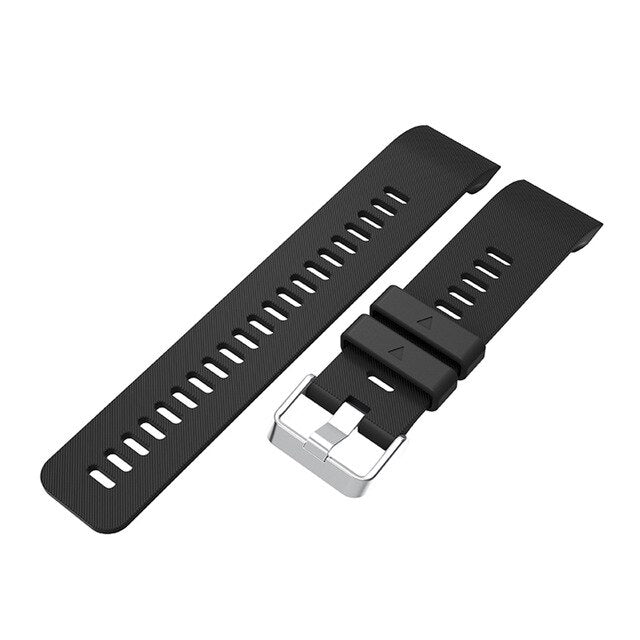 For Garmin Forerunner 30/35 | Black Silicone Strap
