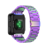 For Garmin Forerunner 30/35 | Colourful Vintage Steel Strap