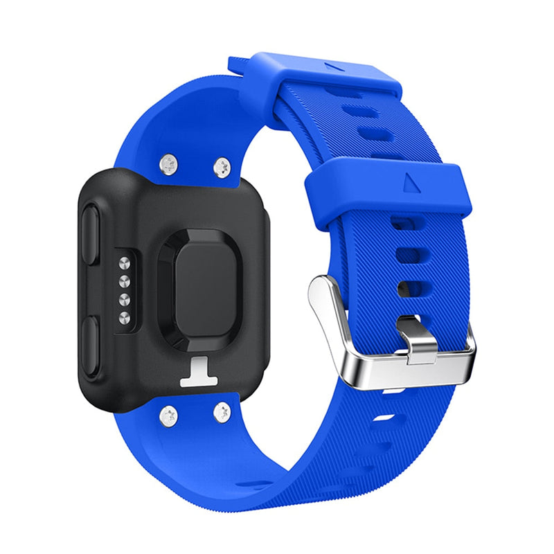 For Garmin Forerunner 30/35 | Pin Blue Silicone Strap