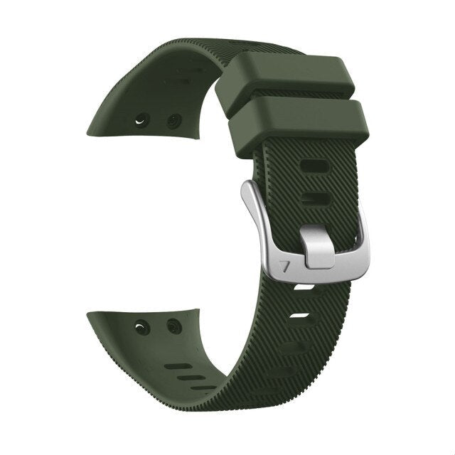 For Garmin Forerunner 45/45 Plus, Forerunner 45S & Swim 2 | Army Green Silicone Strap