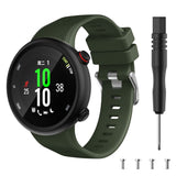 For Garmin Forerunner 45/45 Plus, Forerunner 45S & Swim 2 | Army Green Silicone Strap