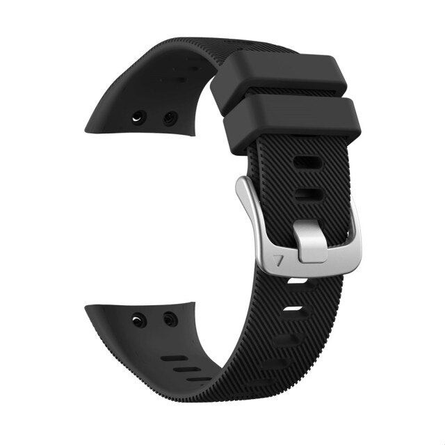 For Garmin Forerunner 45/45 Plus, Forerunner 45S & Swim 2 | Black Silicone Strap