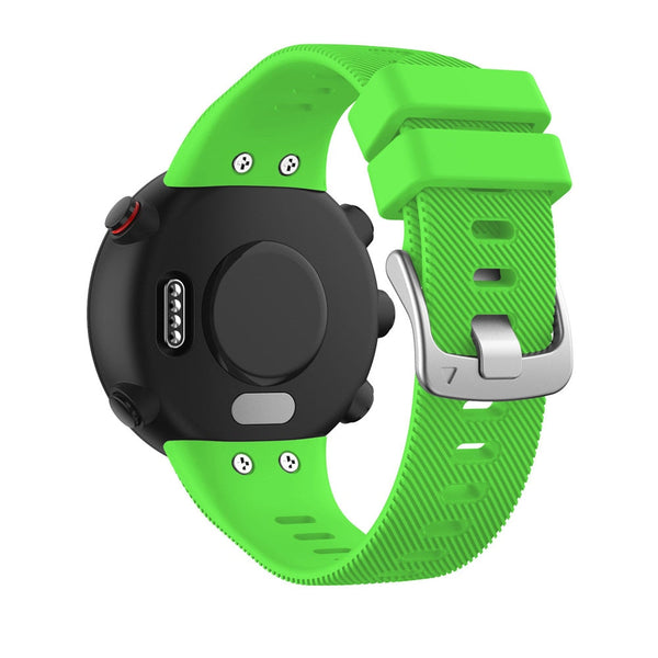 For Garmin Forerunner 45/45 Plus, Forerunner 45S & Swim 2 | Green Silicone Strap